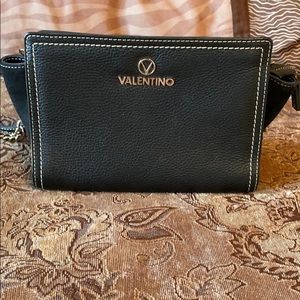Valentino black gently used purse